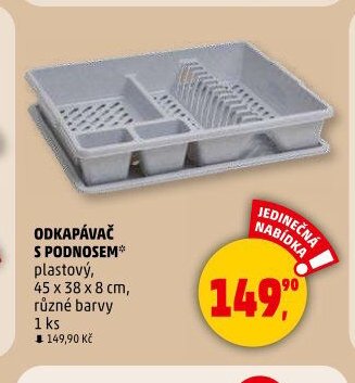 Odkapávač s podnosem
