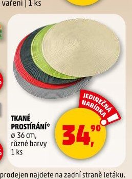 Tkané prostírání
