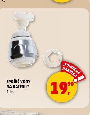 Spořič vody na baterii