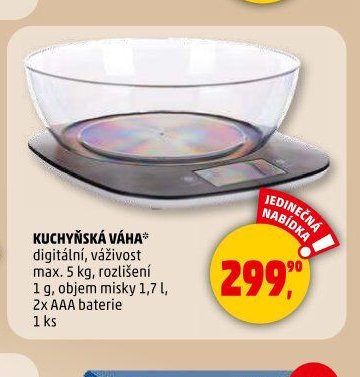 Kuchyňská váha