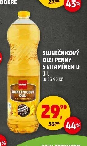 SLUNEČNICOVÝ OLEJ PENNY 1 l