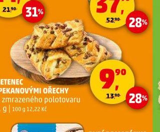 Pletenec s pekanovými ořechy