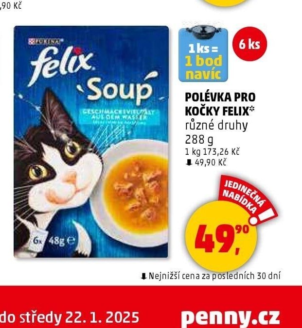 POLÉVKA PRO KOČKY FELIX* různé druhy 288 g