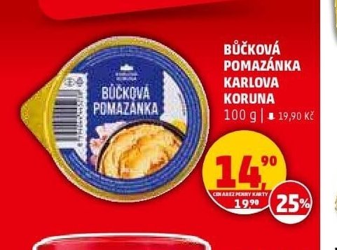 BŮČKOVÁ POMAZÁNKA KARLOVA KORUNA