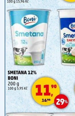 SMETANA 12% BONI