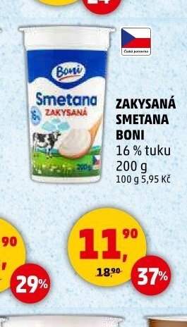 ZAKYSANÁ SMETANA BONI