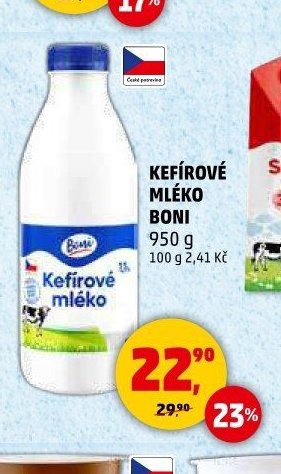 KEFÍROVÉ MLÉKO BONI