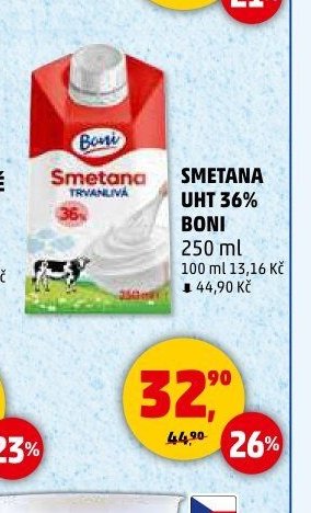 SMETANA UHT 36% BONI