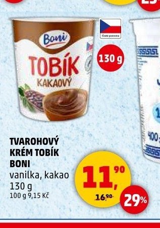 TVAROHOVÝ KRÉM TOBÍK BONI