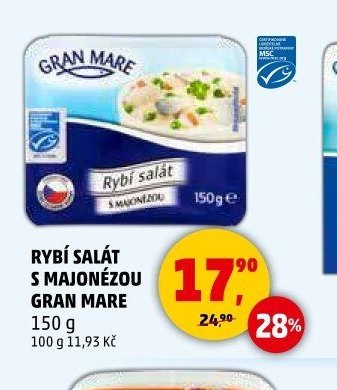 RYBÍ SALÁT S MAJONÉZOU GRAN MARE 150 g