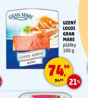 UZENÝ LOSOS GRAN MARE plátky 100 g
