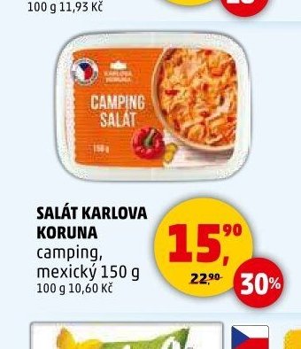 SALÁT KARLOVA KORUNA camping, mexický 150 g