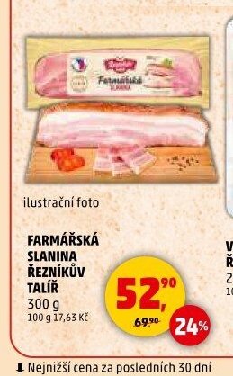 Farmářská slanina Řezníkův talíř 300 g