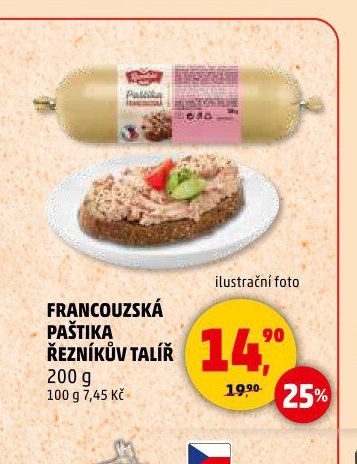 FRANCOUZSKÁ PAŠTIKA ŘEZNÍKŮV TALÍŘ