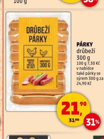PÁRKY drůbeží
