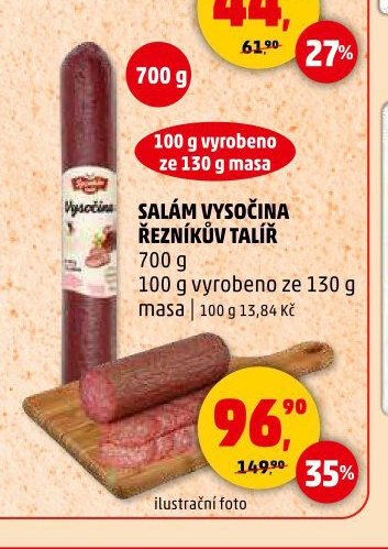 SALÁM VYSOČINA ŘEZNÍKŮV TALÍŘ