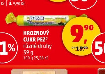 HROZNOVÝ CUKR PEZ