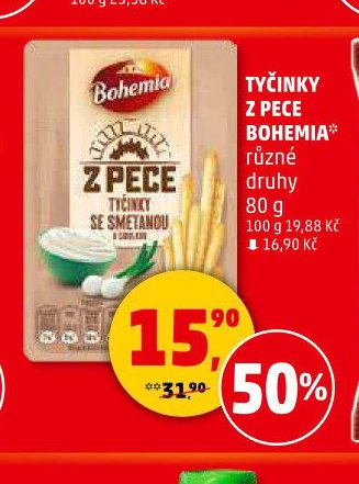 TYČINKY Z PECE BOHEMIA