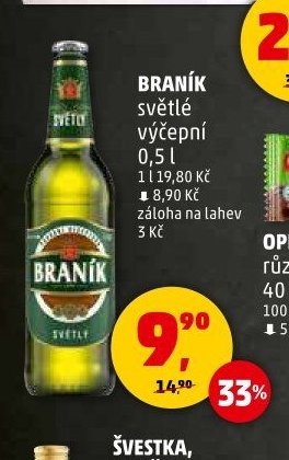 BRANÍK světlé výčepní