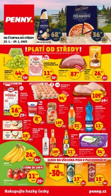 aktuální leták Penny Market 23.1.2025-29.1.2025