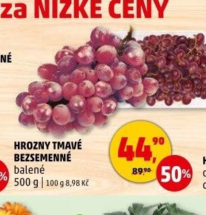 HROZNY TMAVÉ BEZSEMENNÉ