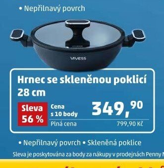 Hrnec se skleněnou poklicí 28 cm
