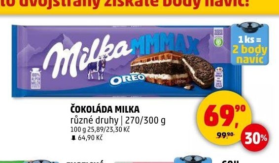 ČOKOLÁDA MILKA