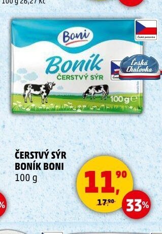 ČERSTVÝ SÝR BONÍK BONI