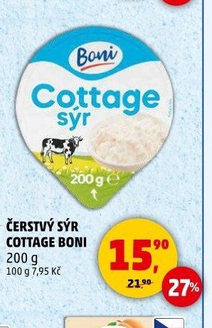 ČERSTVÝ SÝR COTTAGE BONI