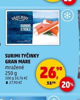 SURIMI TYČINKY GRAN MARE
