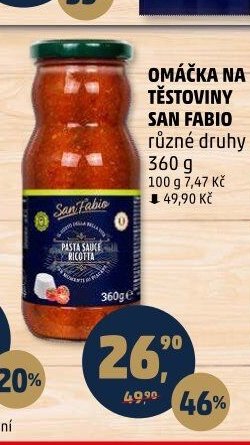 OMÁČKA NA TĚSTOVINY SAN FABIO různé druhy