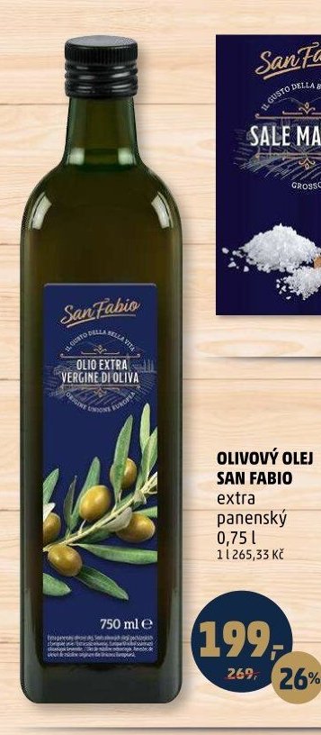 OLIVOVÝ OLEJ SAN FABIO extra panenský 0,75 l