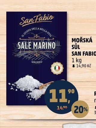 MOŘSKÁ SŮL SAN FABIO 1 kg