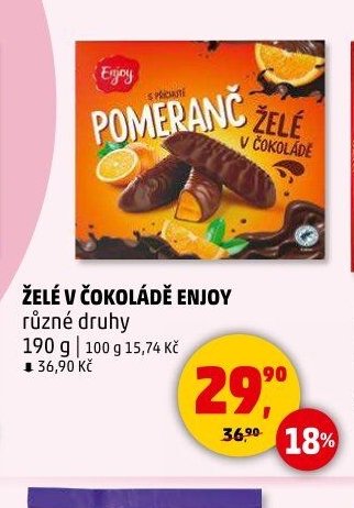 ŽELÉ V ČOKOLÁDĚ ENJOY