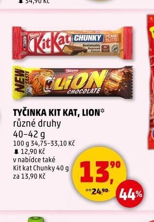 TYČINKA KIT KAT, LION
