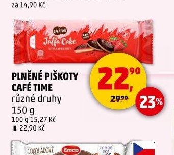 PLNĚNÉ PIŠKOTY CAFÉ TIME