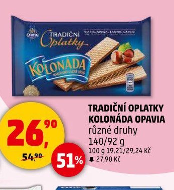 Tradiční oplatky Kolonáda Opavia