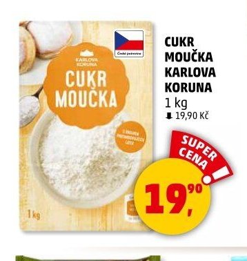 Cukr moučka Karlova Koruna