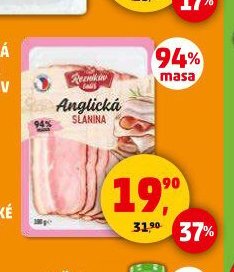 Anglická slanina Řezníkův talíř