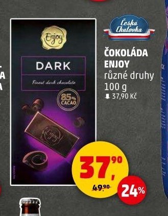 Čokoláda Enjoy různé druhy 100 g