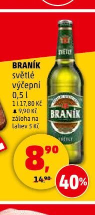 Braník světlé výčepní 0,5 l