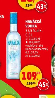 Hanácká vodka 0,5 l