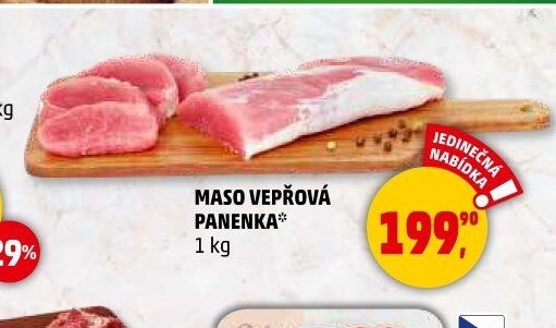 MASO VEPŘOVÉ PANENKA