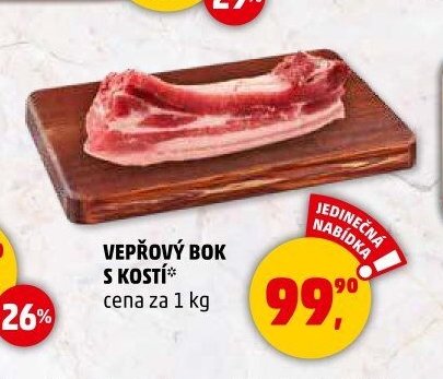 VEPŘOVÝ BOK S KOSTÍ