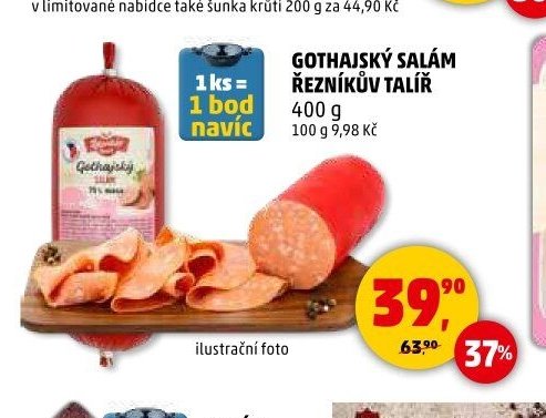 GOTHAJSKÝ SALÁM ŘEZNÍKŮV TALÍŘ