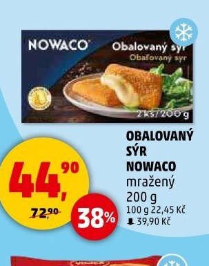 Obalovaný sýr Nowaco
