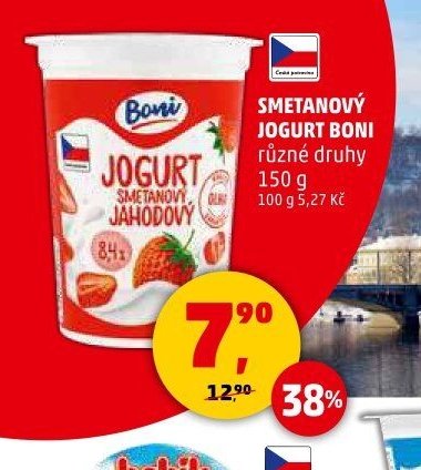 Smetanový jogurt Boni