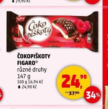 Čokopiškoty Figaro