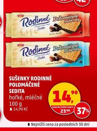 Sušenky Rodinné Polomáčené Sedita