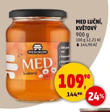 MED LUČNÍ, KVĚTOVÝ